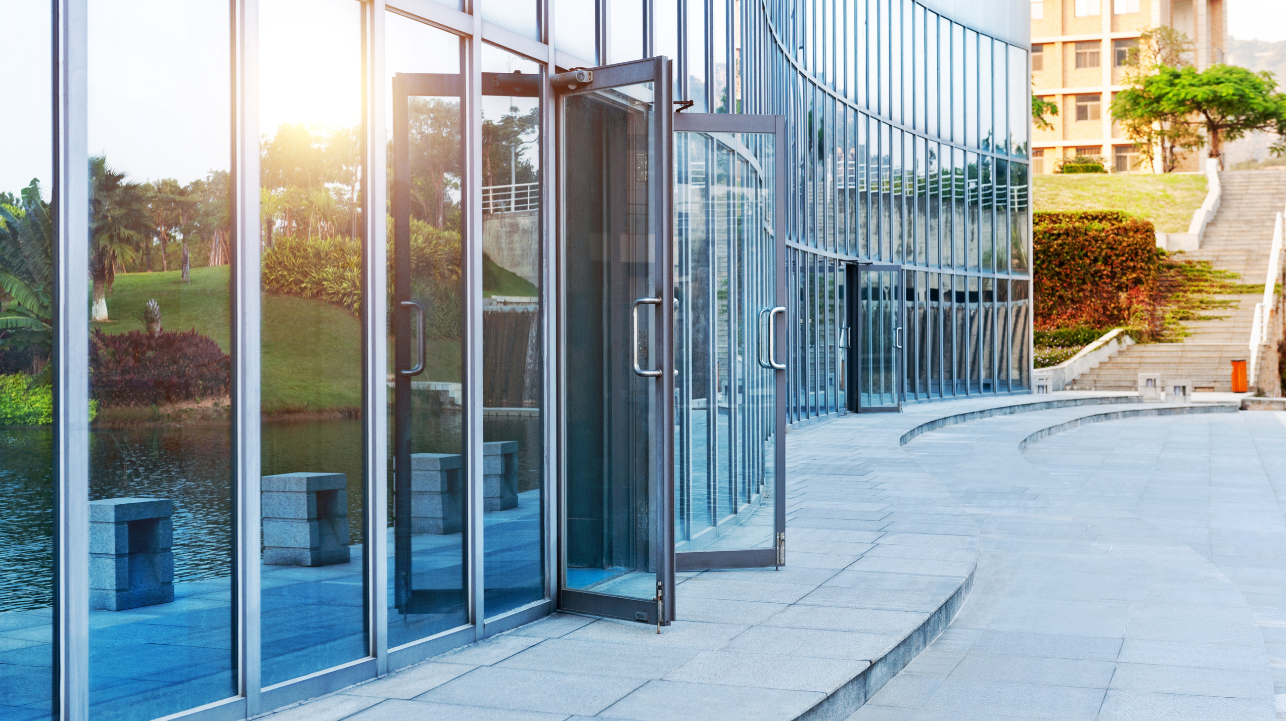Safety glass designed for commercial glass doors and windows