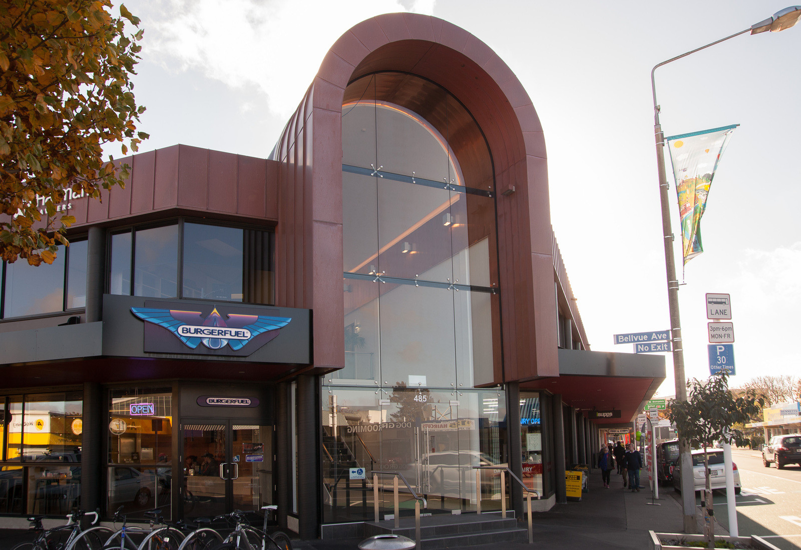 Papanui road project with metro glass panels