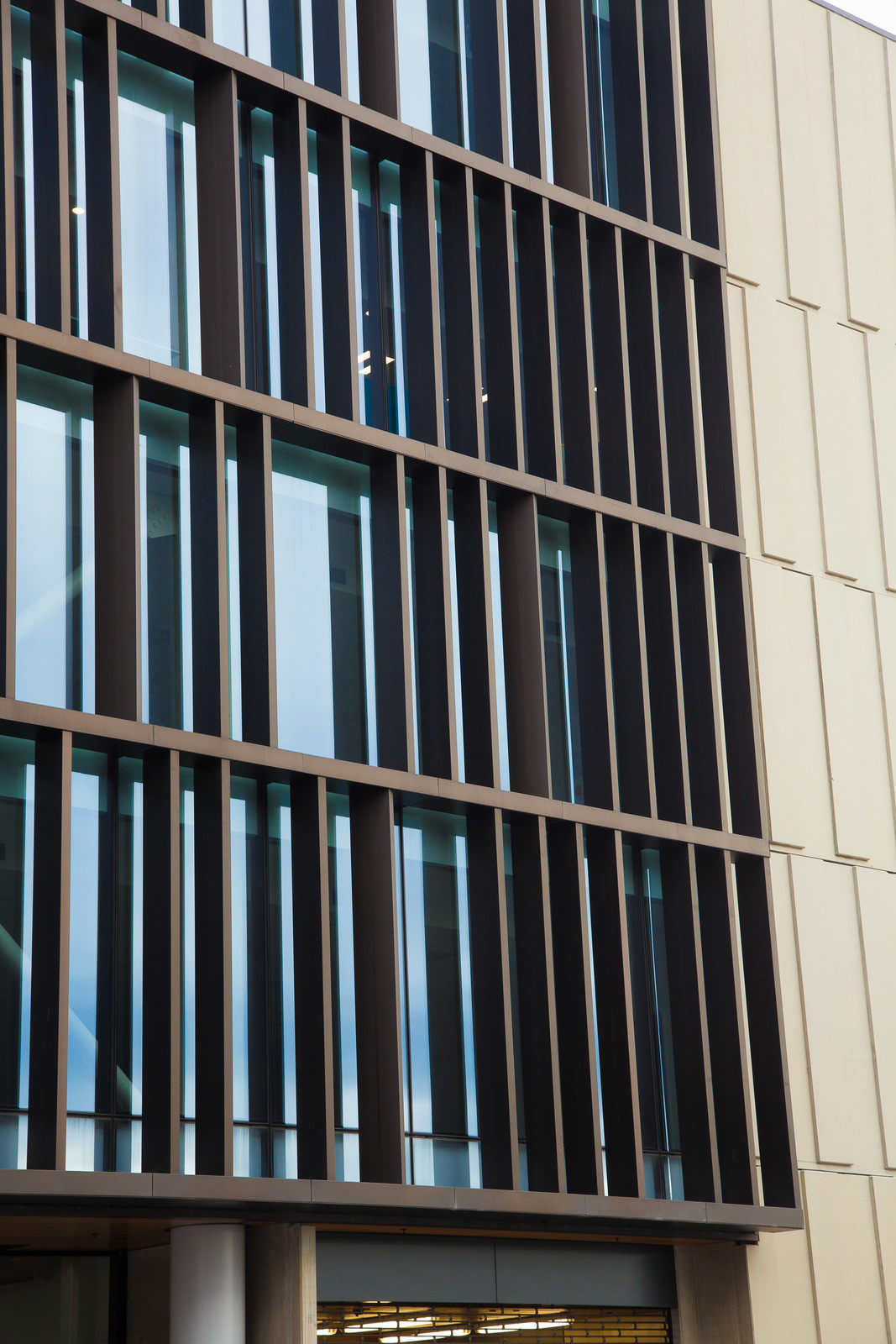 Glass-covered Awly building in Christchurch by metro glass