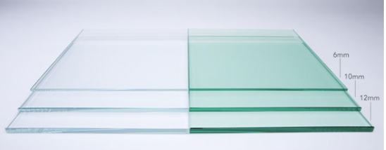 Low Iron Float Glass in different thicknesses